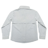 Flagler Fishing Shirt - Olive and White Plaid