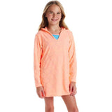 Tween Girls Coral Terry Cover-Up