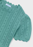 Short Sleeve Knit Shirt - Mint
