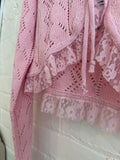 Pink Sweater Cardigan
