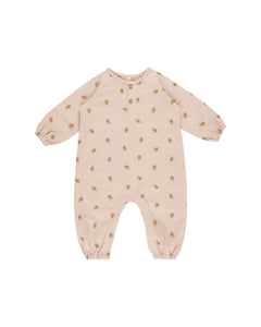 Henley Jumpsuit - Gingerbread