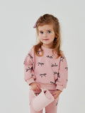 Ava Ribbon Sweatshirt Set - Baby