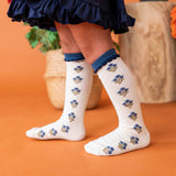 Posie Knee Socks - Bluejay