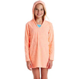 Tween Girls Coral Terry Cover-Up