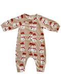 Snowman / Organic Long Sleeve Bay Jumpsuit