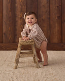 Callie Romper - Christmas Plaid
