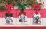 White Bow Frame Ornament
