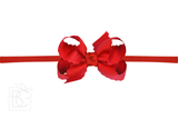 Large Scalloped Bow on Headband - Lots of Colors!