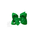 Signature Grosgrain Bow on Clip: 4.5" Large - 1.5" Ribbon on Alligator Clip - Various Colors
