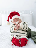 Knit Booties - Red