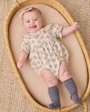 Collared Romper - French Floral
