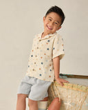 Perry Short - Heathered Light Blue