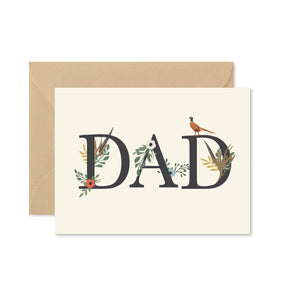 Dad Floral Greeting Card