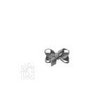 SIGNATURE GROSGRAIN BOW ON CLIP: 5.5" Huge - 2.25" Ribbon on Alligator Clip / BLUE MAGIC