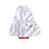 Baseball Stripe - Polo Tennis Dress