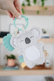Itzy Pal™ Plush + Teether: Strawberry