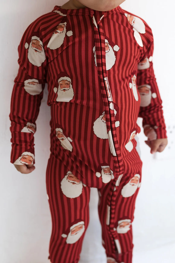 Santa Zipper Romper