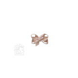 SIGNATURE GROSGRAIN BOW ON CLIP: 5.5" Huge - 2.25" Ribbon on Alligator Clip / MANDARINE ORANGE