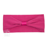 WIDE PANTYHOSE ADD-A-BOW HEADBAND: BLACK / 3+ Months