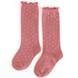 Dottie Knee Socks - Old Rose