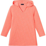 Tween Girls Coral Terry Cover-Up