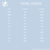 Twirl Dress - Pink Wreath