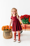 Dottie Knee Socks - Rust