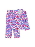 Santa Hats Long Sleeve Pajama Pant Set
