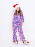 Santa Hats Long Sleeve Pajama Pant Set
