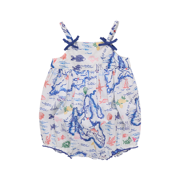 Baby Girls Tia Bubble - Island Map