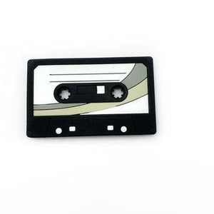 Cassette Tape Teether - Black