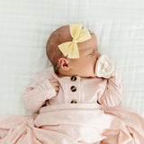 Tulle Bow - Lemon Headband -Large