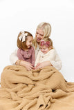 Chenille Blanket - Tan