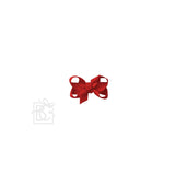 SIGNATURE GROSGRAIN BOW ON CLIP: 4.5" Large - 1.5" Ribbon on Alligator Clip / ORANGE