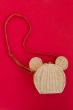 Rattan Mouse Purse | Happiest Place 2.0 Collection