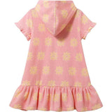 Girls Pink Floral Terry Cover-Up