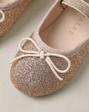 Ballet Flats - Rose Gold Shimmer