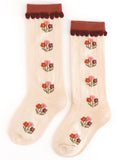 Posie Knee Socks - Rust