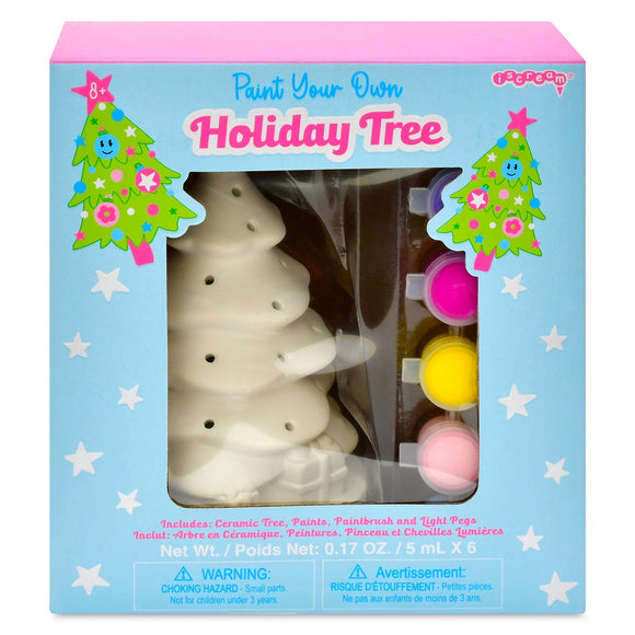 Paint Your Own Holiday Light-Up Tree