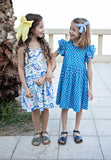 Girls Tia Dress - Island Map