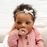 Lace Bow - Mini Cream Headband