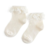 Lace Bobby Socks - Ivory