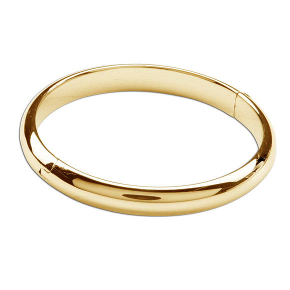 Gold Classic Bangle - Baby/Kids