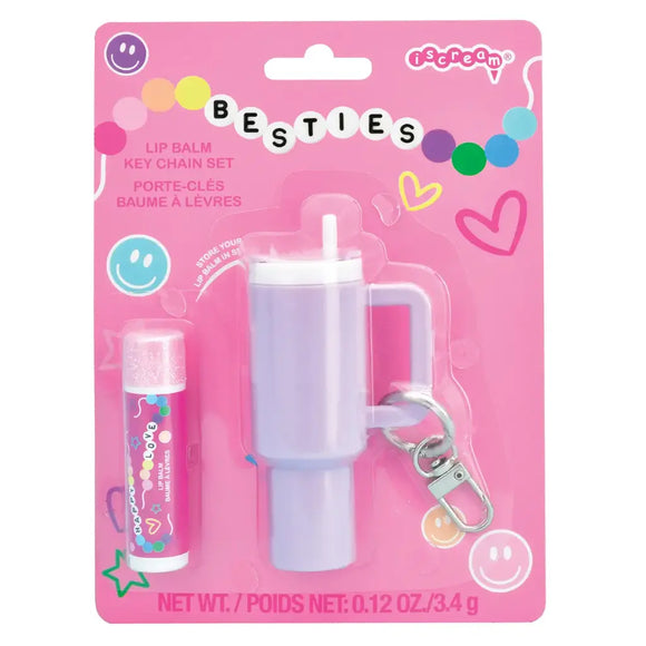 Besties Lip Balm Key Chain Set