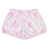 Pretty Pink Toile Plush Shorts