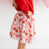 Bow Love Valentine's Tutu Skirt