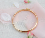 Gold Classic Bangle - Baby/Kids