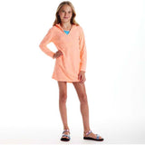 Tween Girls Coral Terry Cover-Up