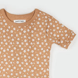 Floral Print on Summer Sleep Set - Rosy Mango