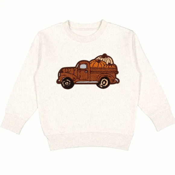 Fall Truck Patch Sweatshirt - Baby Boy
